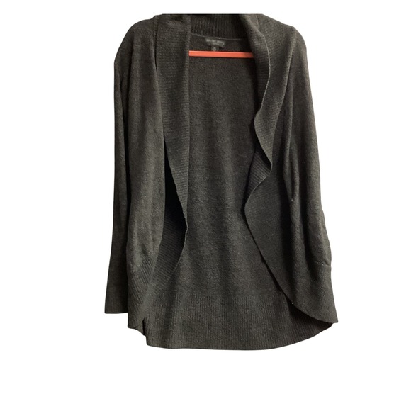 Barefoot Dreams CozyChicLite Cardigan Open Front Gray L/XL Heavy Coy Substantial - Picture 4 of 13
